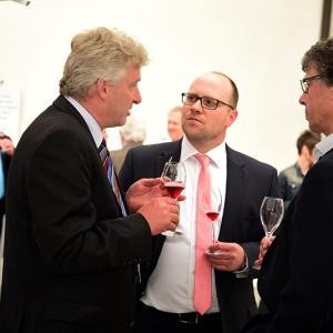 die Donzdorfer Thomas Casper, Birkhof, Alexander Müller, Kulturkreispräsident, Bürgermeister Martin Stölzle