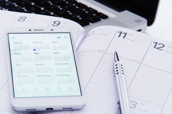 Termine Terminkalender digital und auf Papier