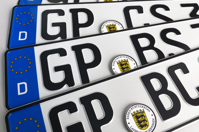 Kfz-Kennzeichen Kfz-Kennzeichenschilder