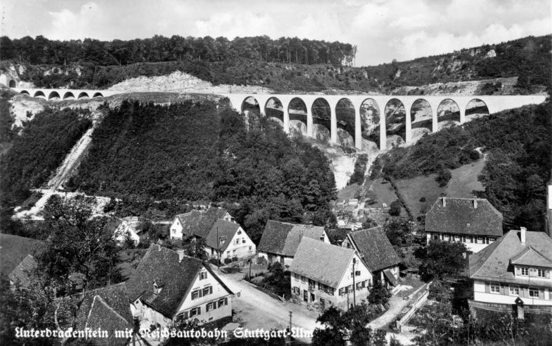 Autobahnviadukt bei Drackenstein, erbaut 1934 bis 1937 (S 11 Nr. 3886)