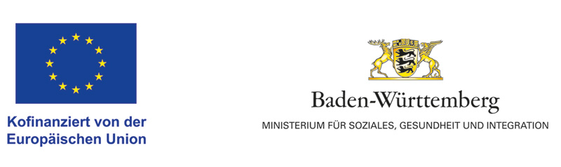 Logos ESF, Land Badden-Württemberg, EU