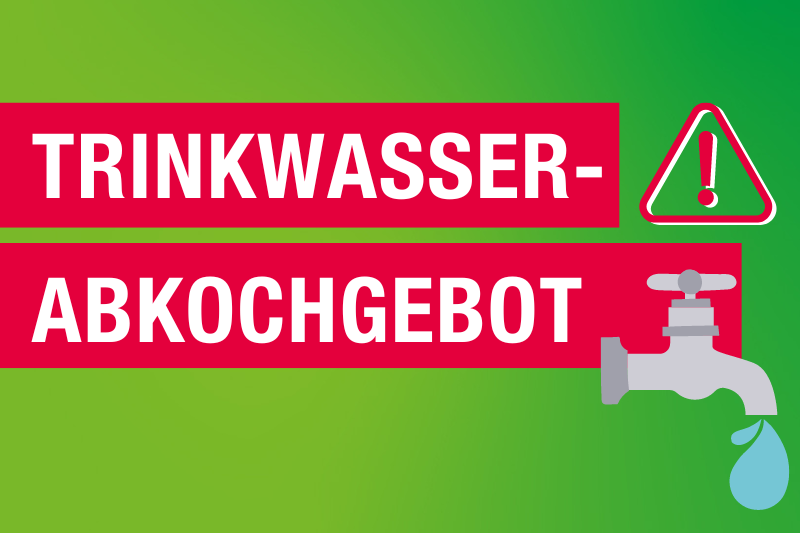 Schild Trinkwasser-Abkochgebot