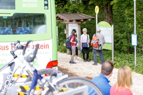 Parkplatz Reußenstein Radwanderbus