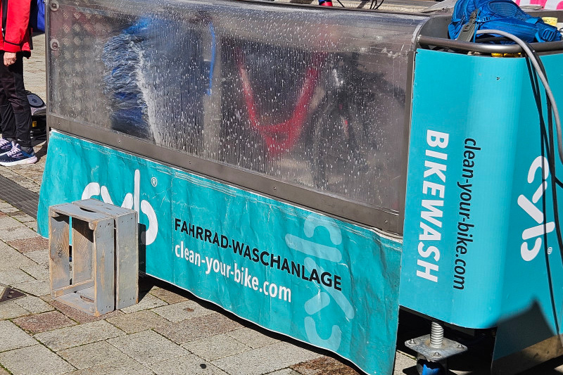 Fahrradwaschanlage